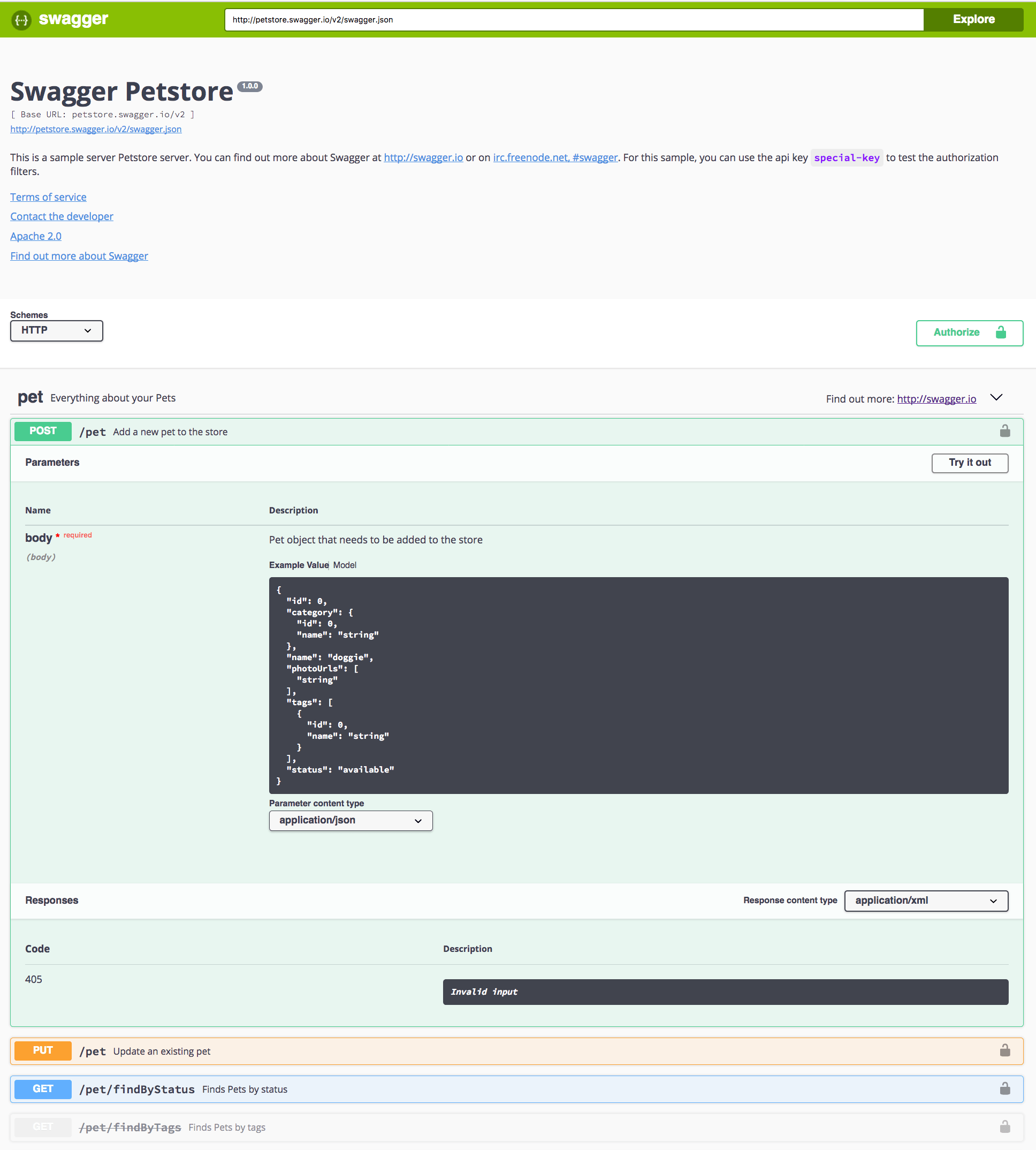 Swagger UI 3